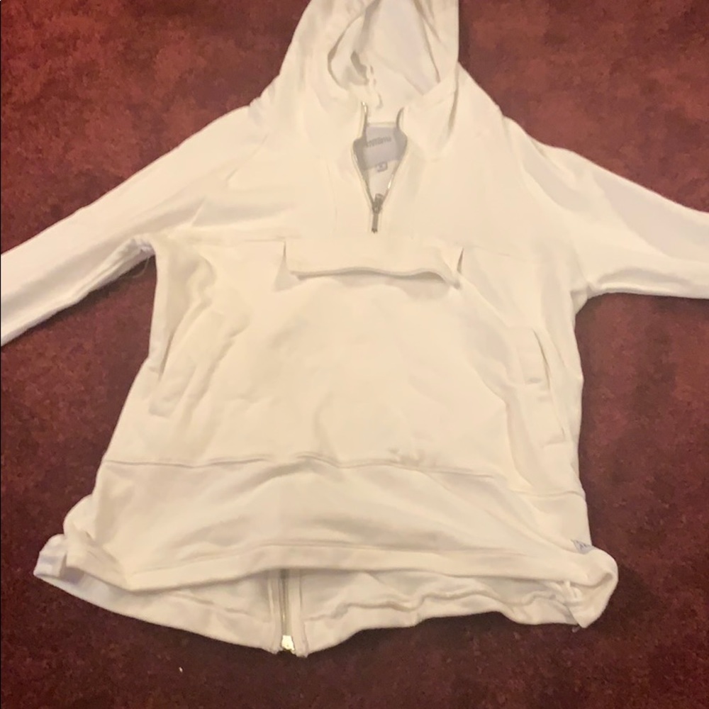 profound aesthetic 3/4 zip hoodie size s